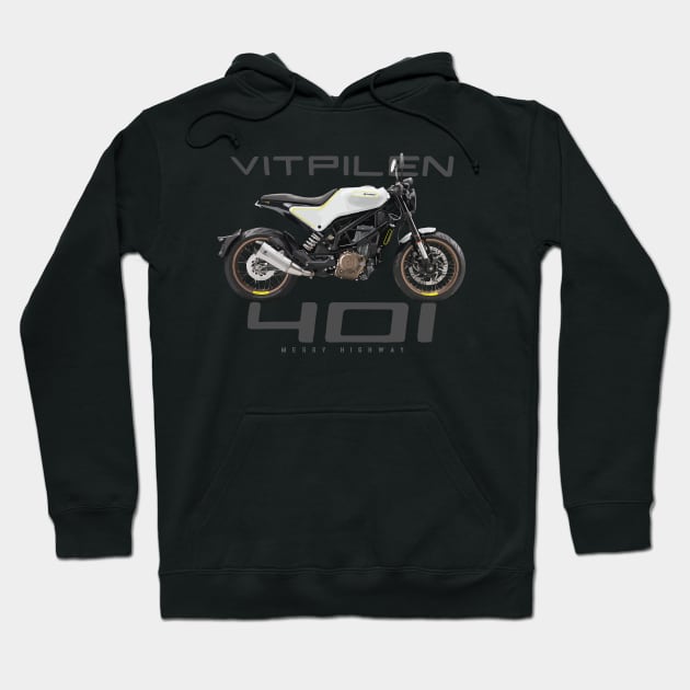 Husqvarna Vitpilen 401 18, Sts Hoodie by MessyHighway